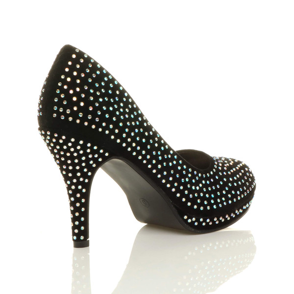 Ajvani High Heel Platform Court Shoes - D8196