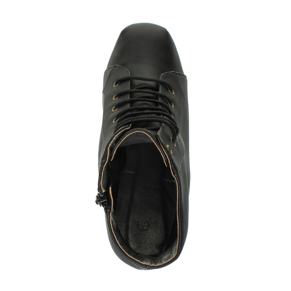 Ajvani High Wooden Heel Platform Ankle Boots - R6377