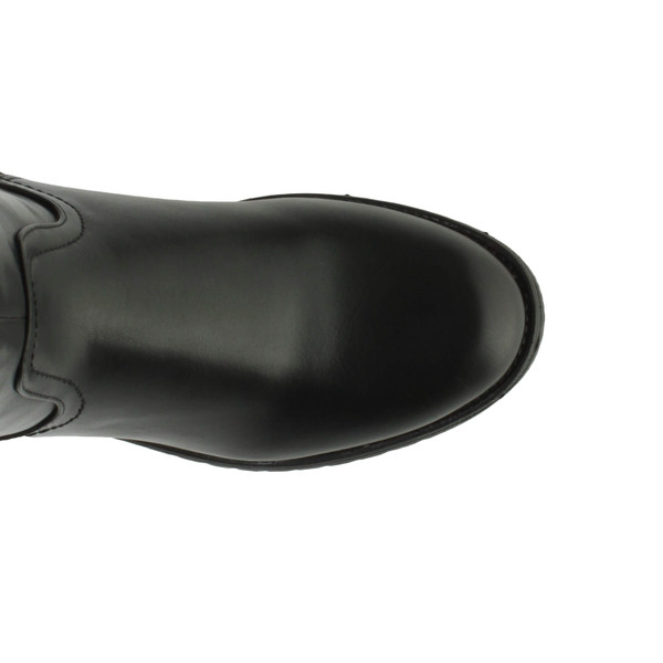 Ajvani Low Heel Biker Over The Knee Boots - H7814