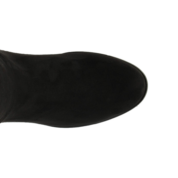 Ajvani Low Heel Stretchy Over The Knee Boots - I0740