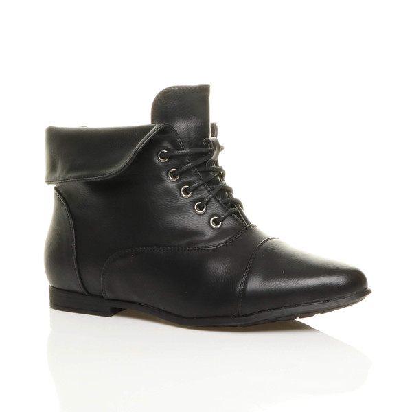 ajvani Low Heel Vintage Pixie Ankle Boots - I5323