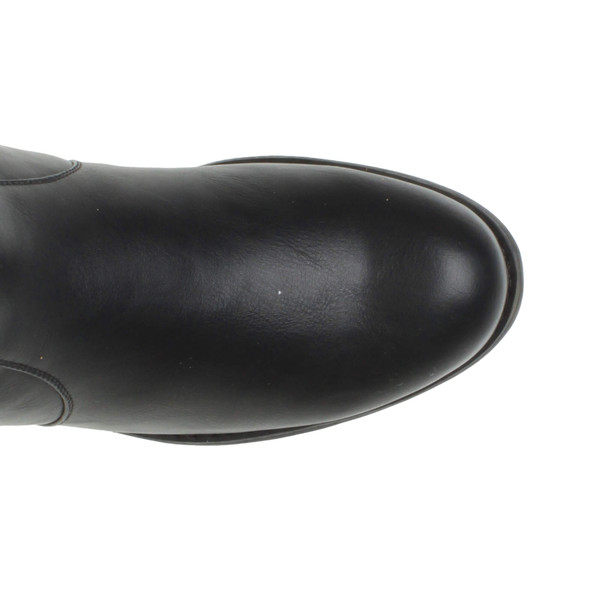 Ajvani Mid Heel Stretch Riding Calf Boots - Y2730