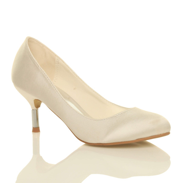 ajvani Mid Metal Heel Court Shoes - R2187