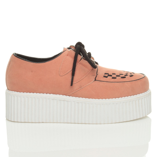 Ajvani Double Platform Flatform Wedge Brothel Creepers - Q9692