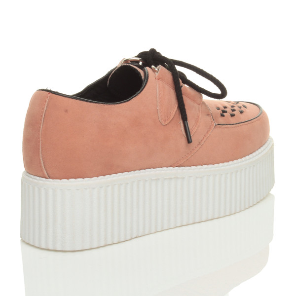Ajvani Double Platform Flatform Wedge Brothel Creepers - Q9692