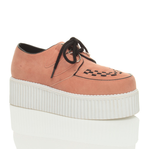 ajvani Double Platform Flatform Wedge Brothel Creepers - Q9692