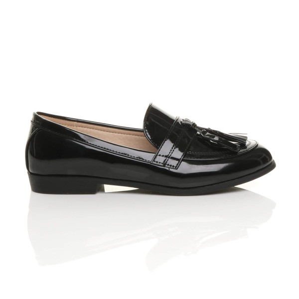 Ajvani Flat Low Heel Tassel Vintage Shoes Loafers Brogues