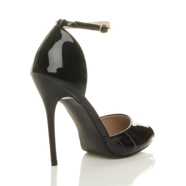 Ajvani High Heel Ankle Strap Stiletto Peep Toe Shoes Sandals - Z6264