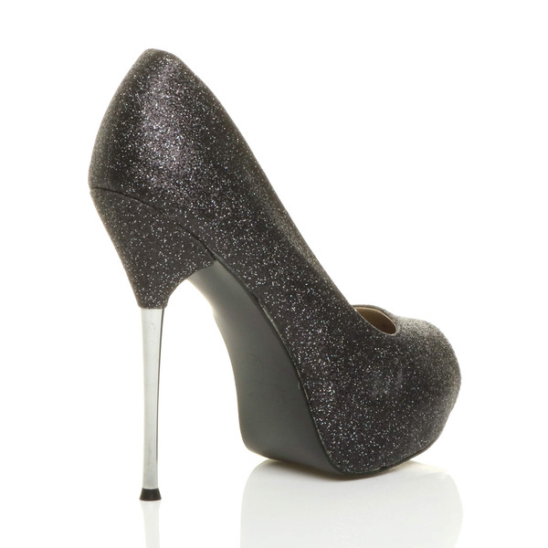 Ajvani High Heel D'Orsay Platform Peep Toe Court Shoes - Q7224