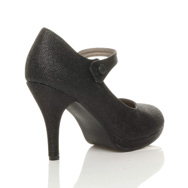Ajvani High Heel Platform Mary Jane Court Shoes - E6815
