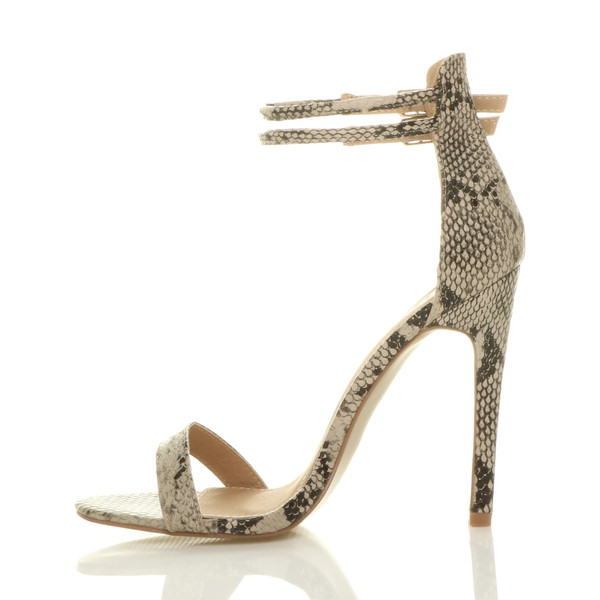 Ajvani High Heel Strappy Barely There Sandals - D6641