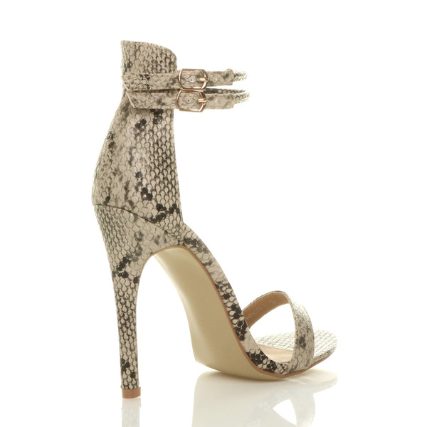 Ajvani High Heel Strappy Barely There Sandals - D6641