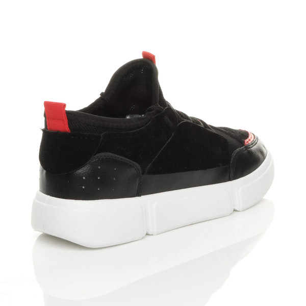 Ajvani Lace Up Low Top Retro Contrast Trainers Sneakers - J3365