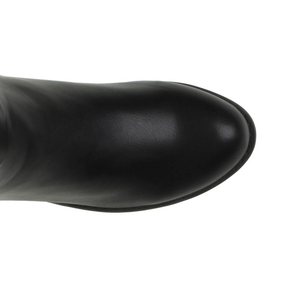 Ajvani Low Heel Stretch Riding Calf Knee Boots - M9501