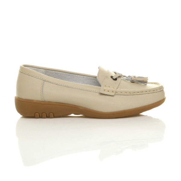 Ajvani Low Heel Wedge Comfort Boat Shoes Loafers - W0131