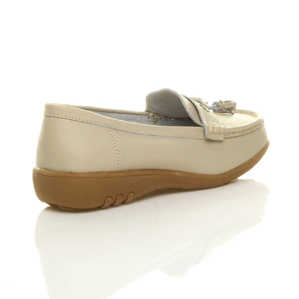 Ajvani Low Heel Wedge Comfort Boat Shoes Loafers - W0131