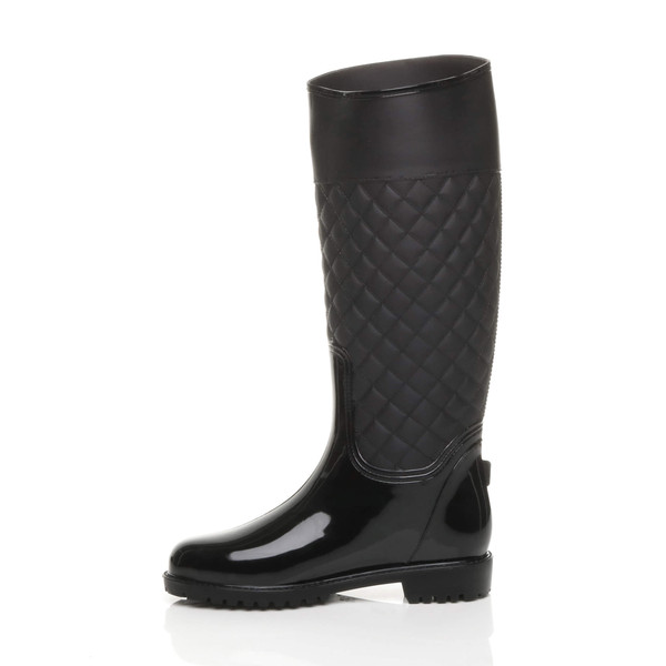 Ajvani Quilted Festival Waterproof Wellington Boots Wellies