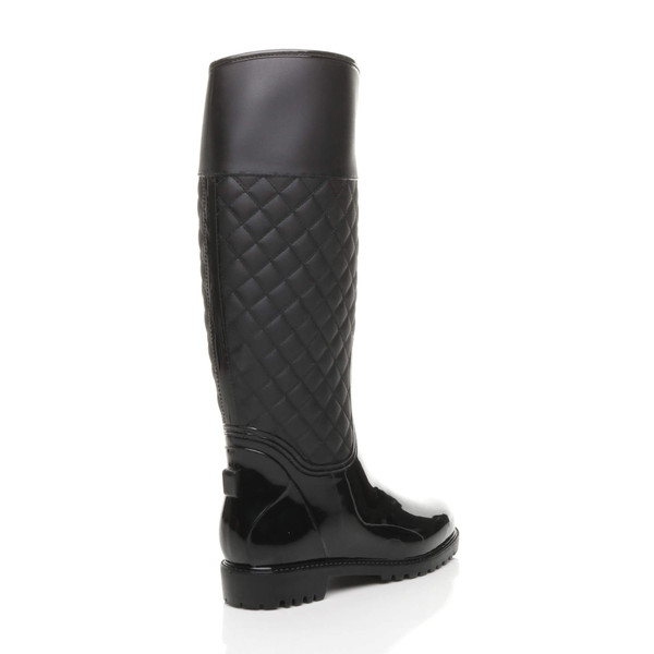 Ajvani Quilted Festival Waterproof Wellington Boots Wellies