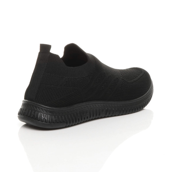 Ajvani Slip On Flexible Breathable Sock Trainers Sneakers