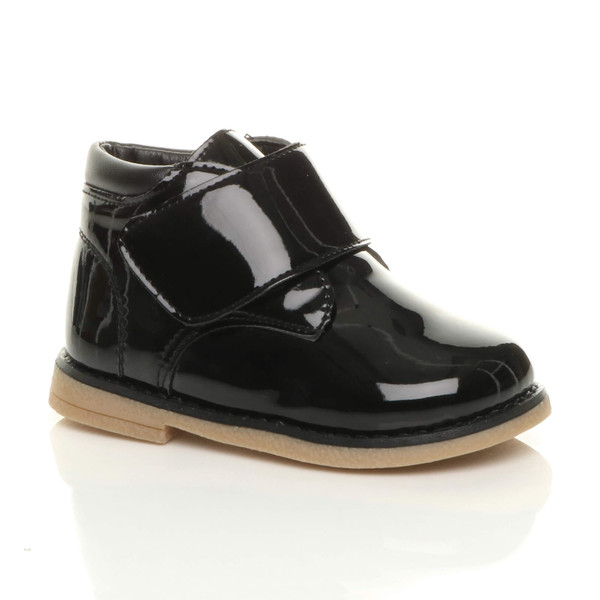 ajvani Unisex Infants Toddlers Touch Close Strap Desert Boots - T4233