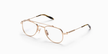 akoni eyewear Calisto Optical Brushed White Gold