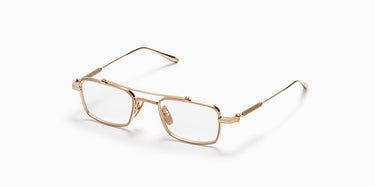 akoni eyewear Cassini Optical Brushed White Gold
