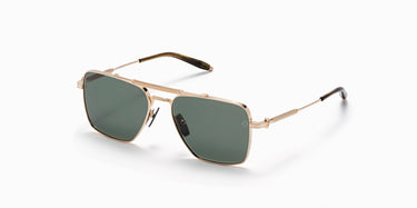 akoni eyewear Eos Sun Brushed White Gold