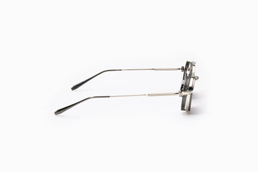 Akoni Eyewear Eris Two Sun Brushed Silver