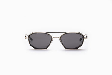 Akoni Eyewear Eris Two Sun Brushed Silver