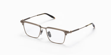 akoni eyewear Genesis Optical Antiqued White Gold
