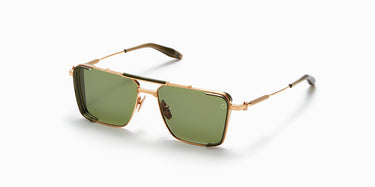 akoni eyewear Hera Sun Brushed White Gold