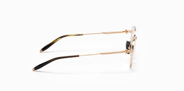 Akoni Eyewear Pioneer Optical Brushed White Gold