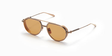 akoni eyewear Skyracer Sun Antiqued White Gold