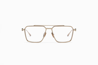 Akoni Eyewear Telesto Optical Brushed White Gold