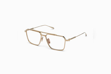 akoni eyewear Telesto Optical Brushed White Gold