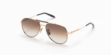 akoni eyewear Hydra Sun Brushed Palladium/Dark Crystal Grey