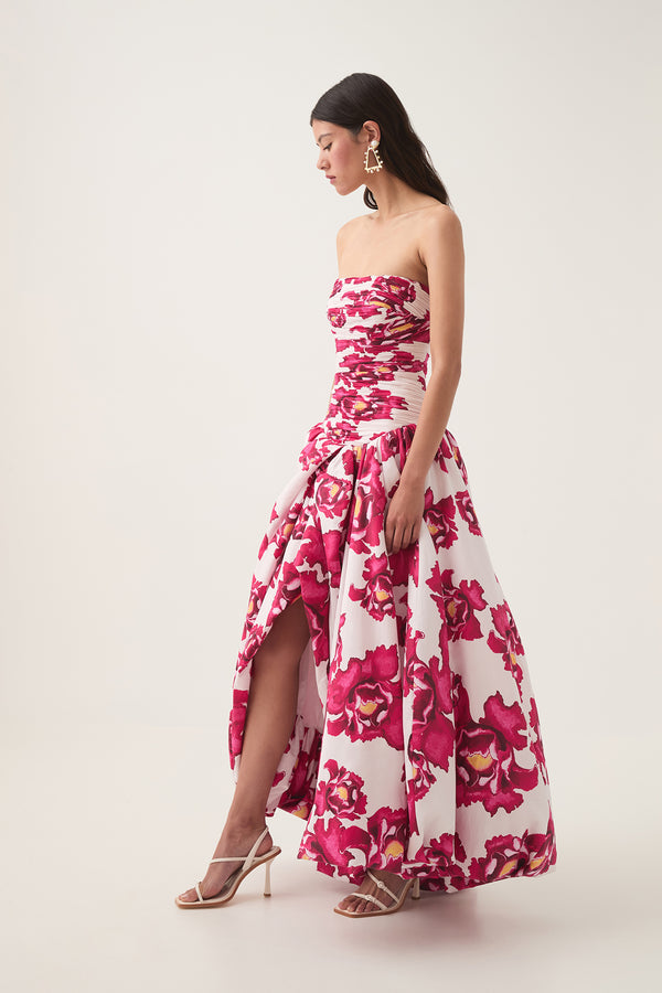 Aje Behold Maxi Dress Boldly Blooming