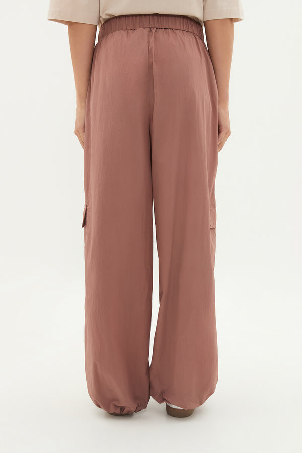 Aje Belted Ripstop Pant 502 Rouge