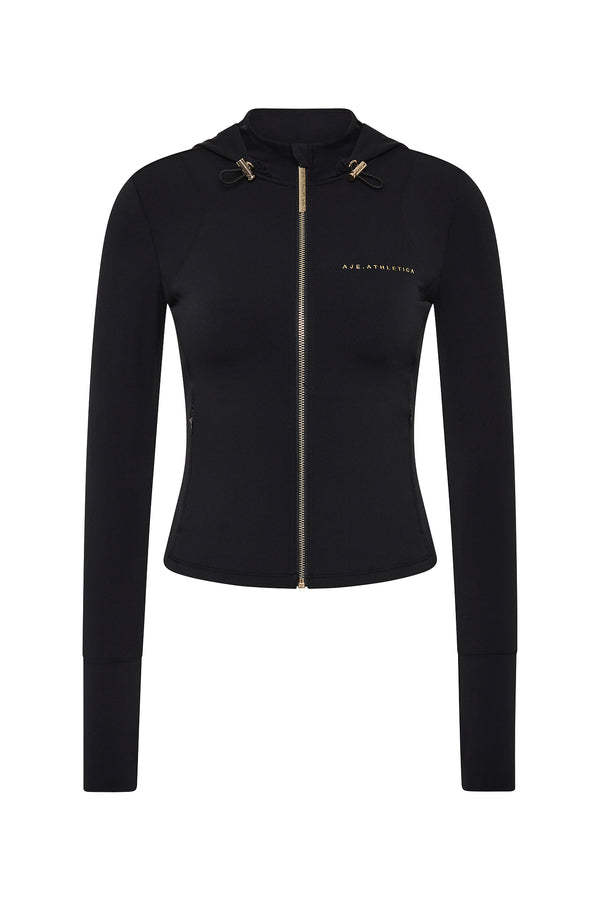 Aje Fitted Running Jacket Black