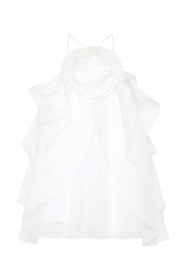 Aje Pandorea Layered Top Ivory