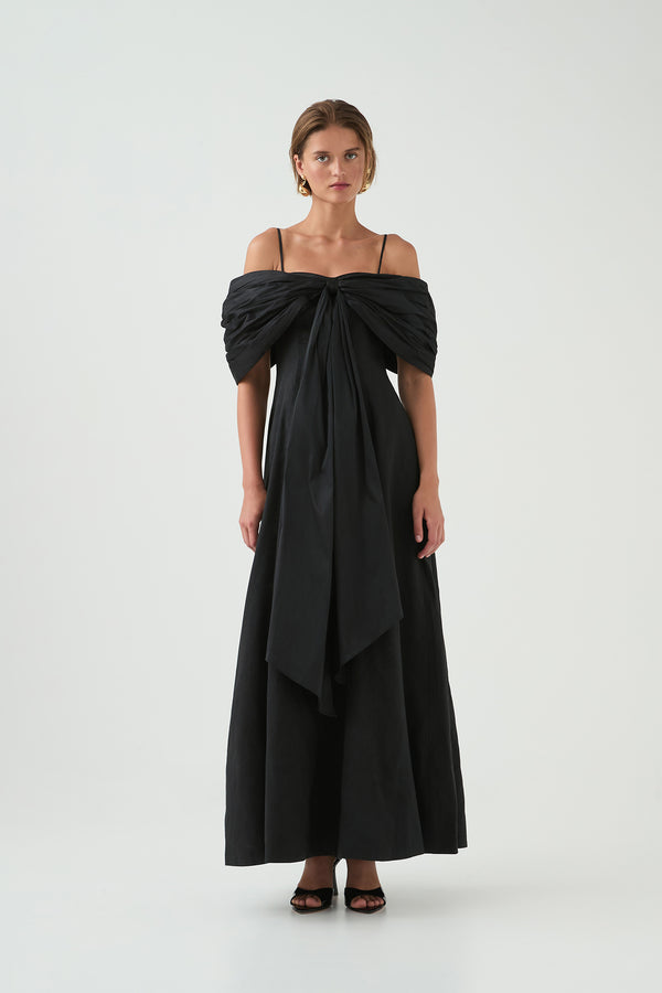 Aje Scarlett Gown Black