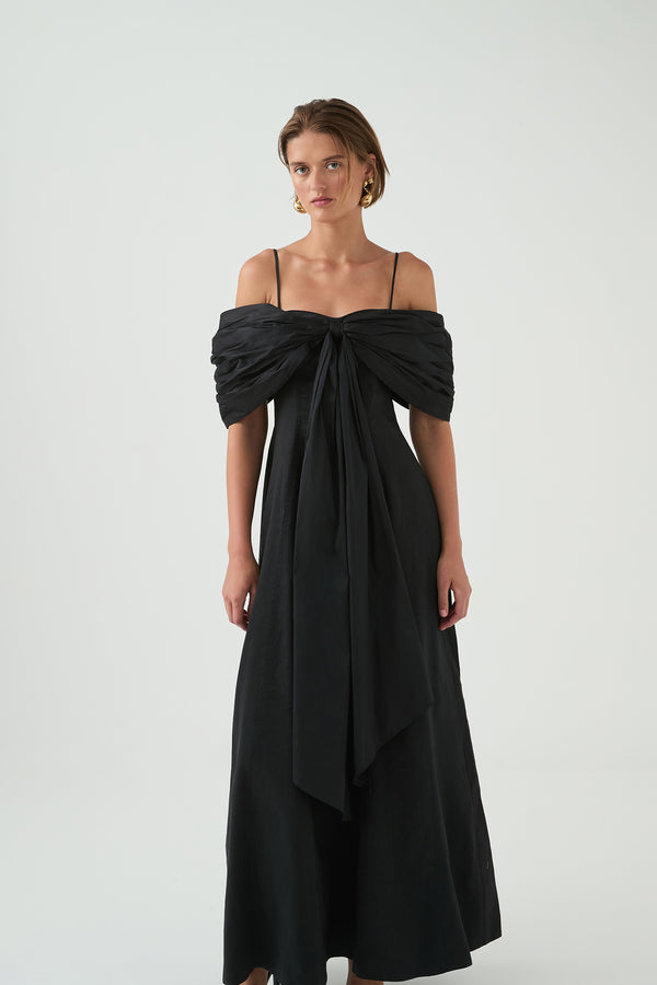 Aje Scarlett Gown Black
