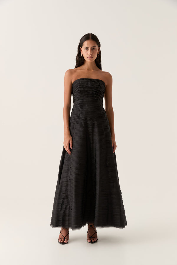 aje Soundscape Maxi Dress Black