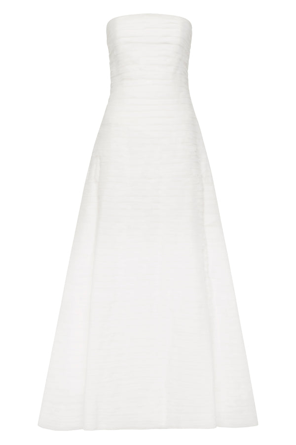 Aje Soundscape Maxi Dress Ivory