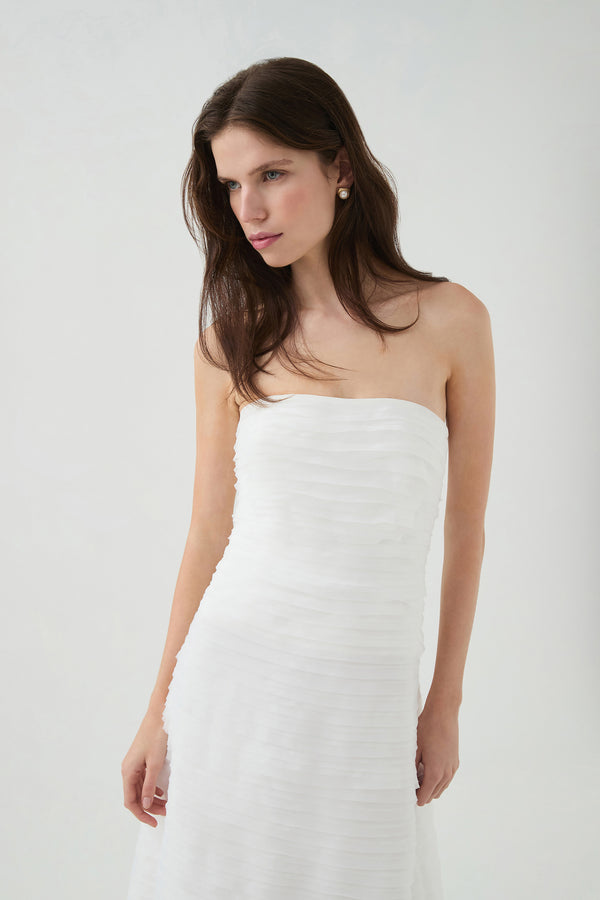 Aje Soundscape Maxi Dress Ivory