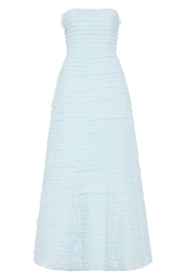 Aje Soundscape Maxi Dress Sea Breeze