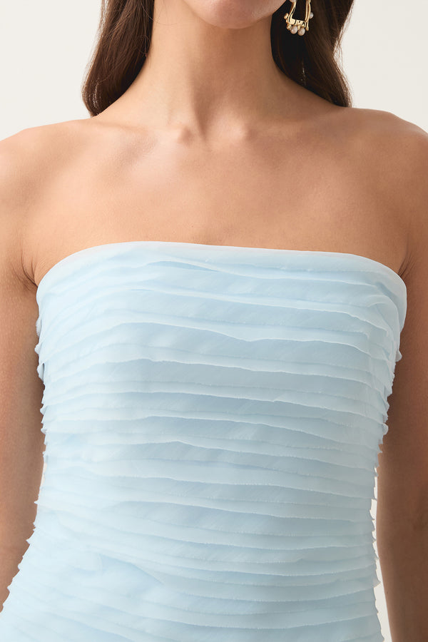 Aje Soundscape Maxi Dress Sea Breeze