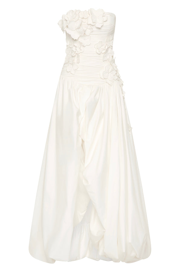 Aje Splendour Flower Gown Ivory
