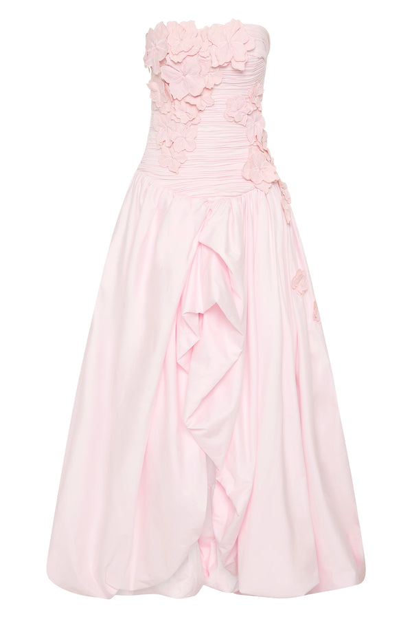 Aje Splendour Flower Gown Pastel Pink
