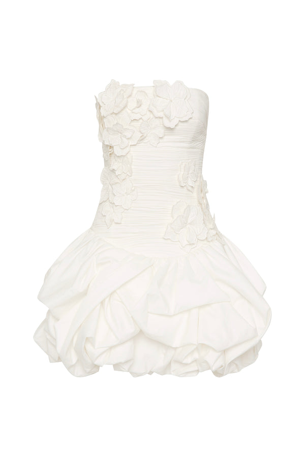 Aje Splendour Mini Dress Ivory